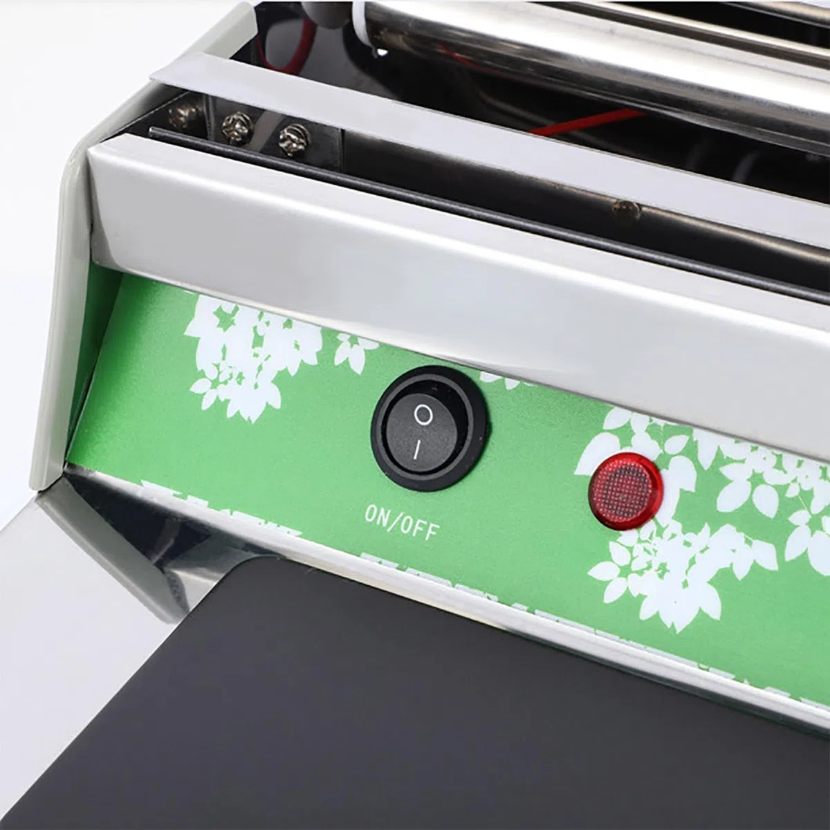 Máquina de sellado térmico comercial, sellador de envasado de alimentos con pedal de temperatura ajustable para supermercados, hoteles, catering y más