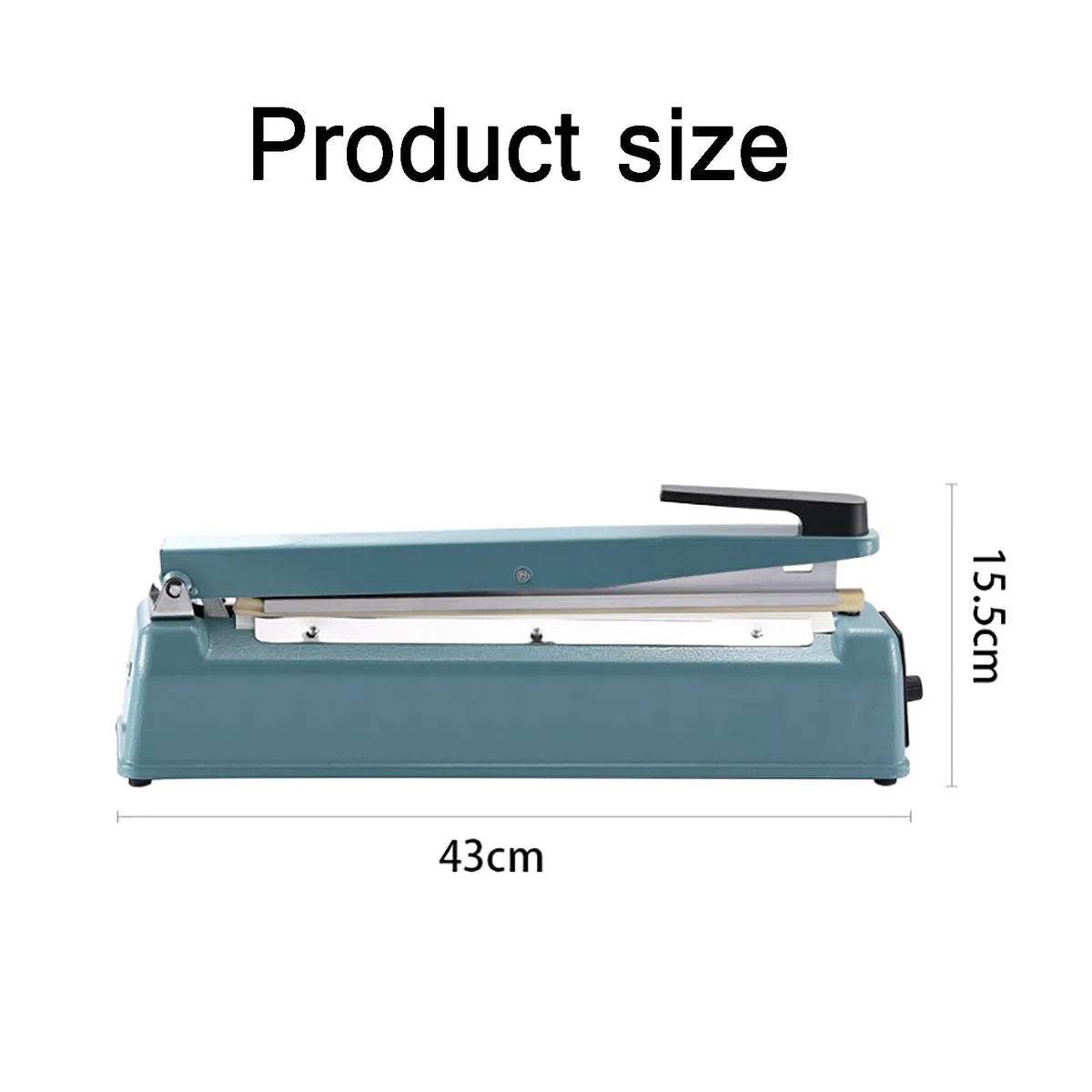 Sellador Térmico por Impulso, Máquina Selladora Portátil De 2/5/8 Mm, Longitud De Sellado 30 Cm/Rango De Control De Temperatura: 50-120 ℃, para Envasar Alimentos