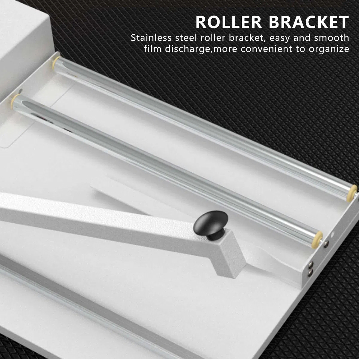 Máquina cortadora manual de sellado térmico para embalaje comercial, sellador de envoltura de película retráctil, perfecta para cajas de té y embalaje de alimentos, 60 cm de longitud