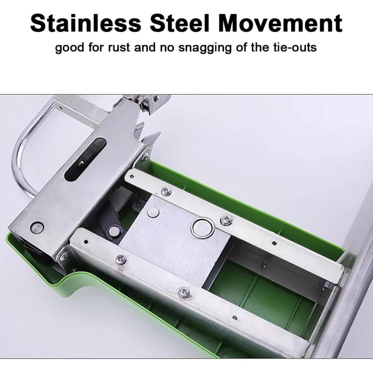 Selladora manual de bolsas con presión ajustable, clavos y tuercas de aluminio para bolsas de plástico, supermercados, panaderías y cafeterías