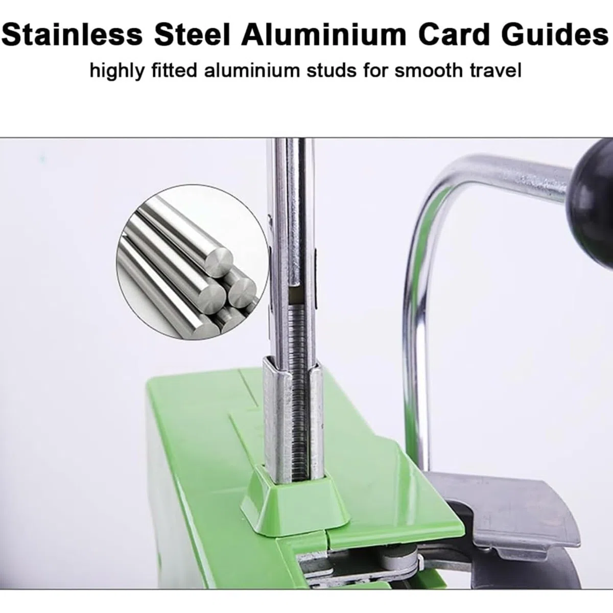 Selladora manual de bolsas con presión ajustable, clavos y tuercas de aluminio para bolsas de plástico, supermercados, panaderías y cafeterías