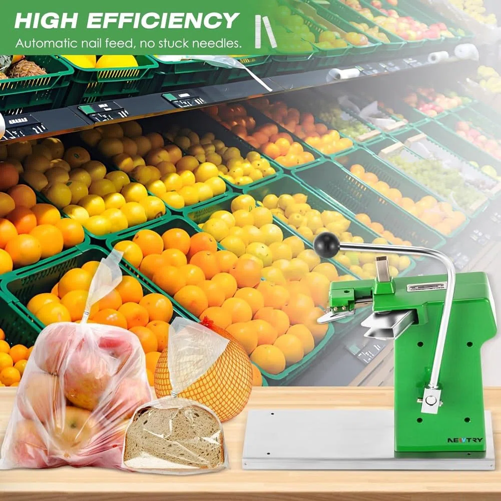 Máquina cortadora manual de salchichas con clips en forma de U para supermercados, panaderías, cafeterías, herramienta de corte portátil fácil de usar para hacer salchichas domésticas y comerciales