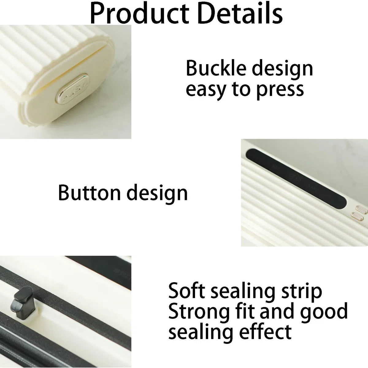 Selladora al vacío portátil y compacta, ideal for la cocina del hogar(Wei)