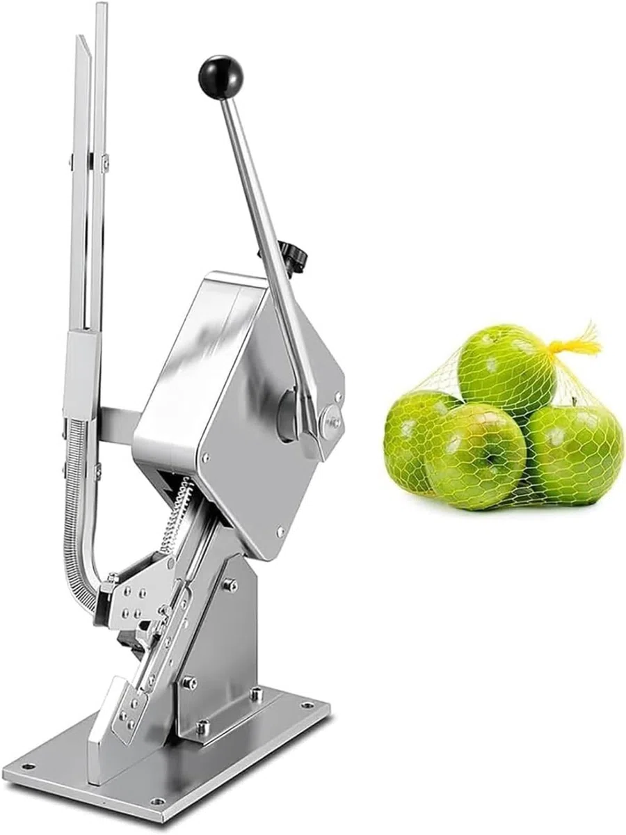 Cortadora manual de salchichas, máquina de atar en forma de U, 50-120 mm de diámetro, corte de bolsas en T